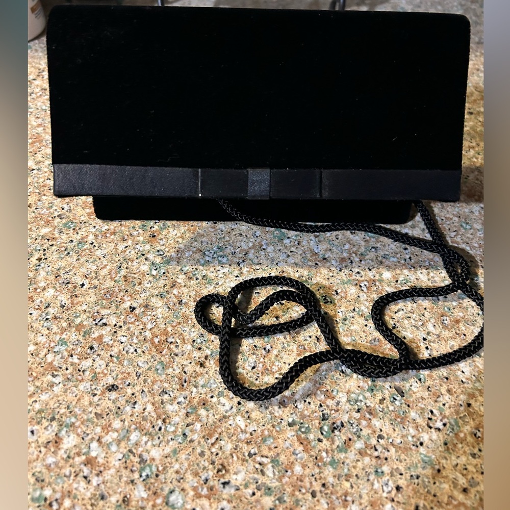 Black Velvet Clutch